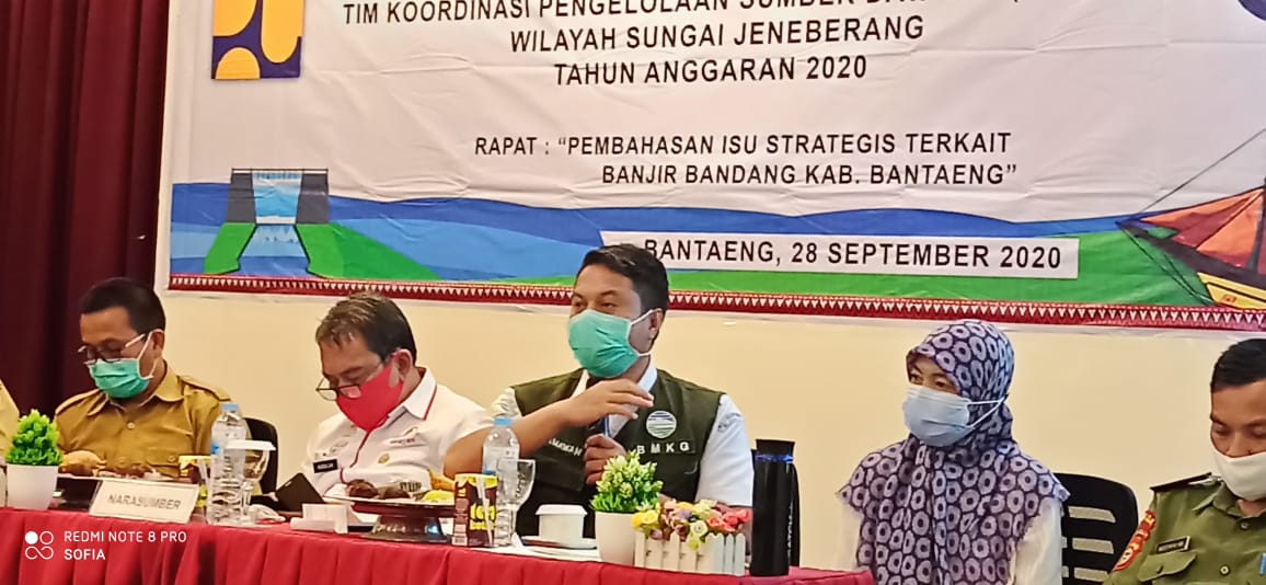 BMKG ikut serta Membahas Isu Strategis Banjir Bandang Kabupaten Bantaeng